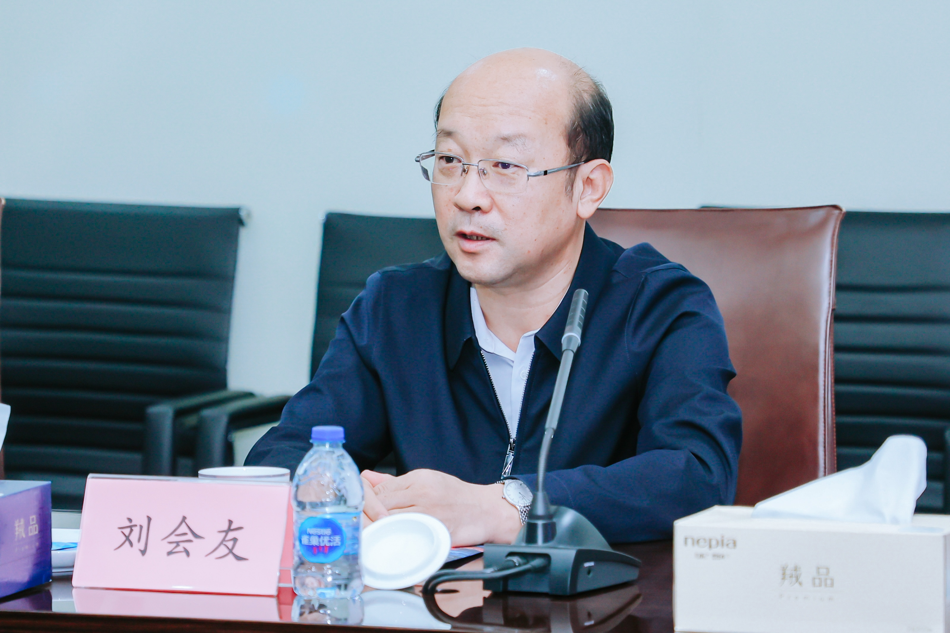 中国石化辅导刘会友、张建阔一行莅临公海赌船官网参观调查(图4)