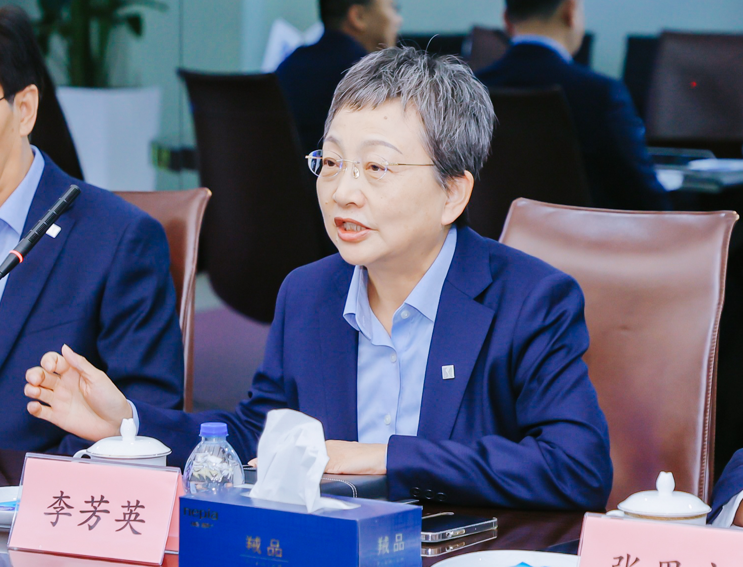 中国石化辅导刘会友、张建阔一行莅临公海赌船官网参观调查(图2)