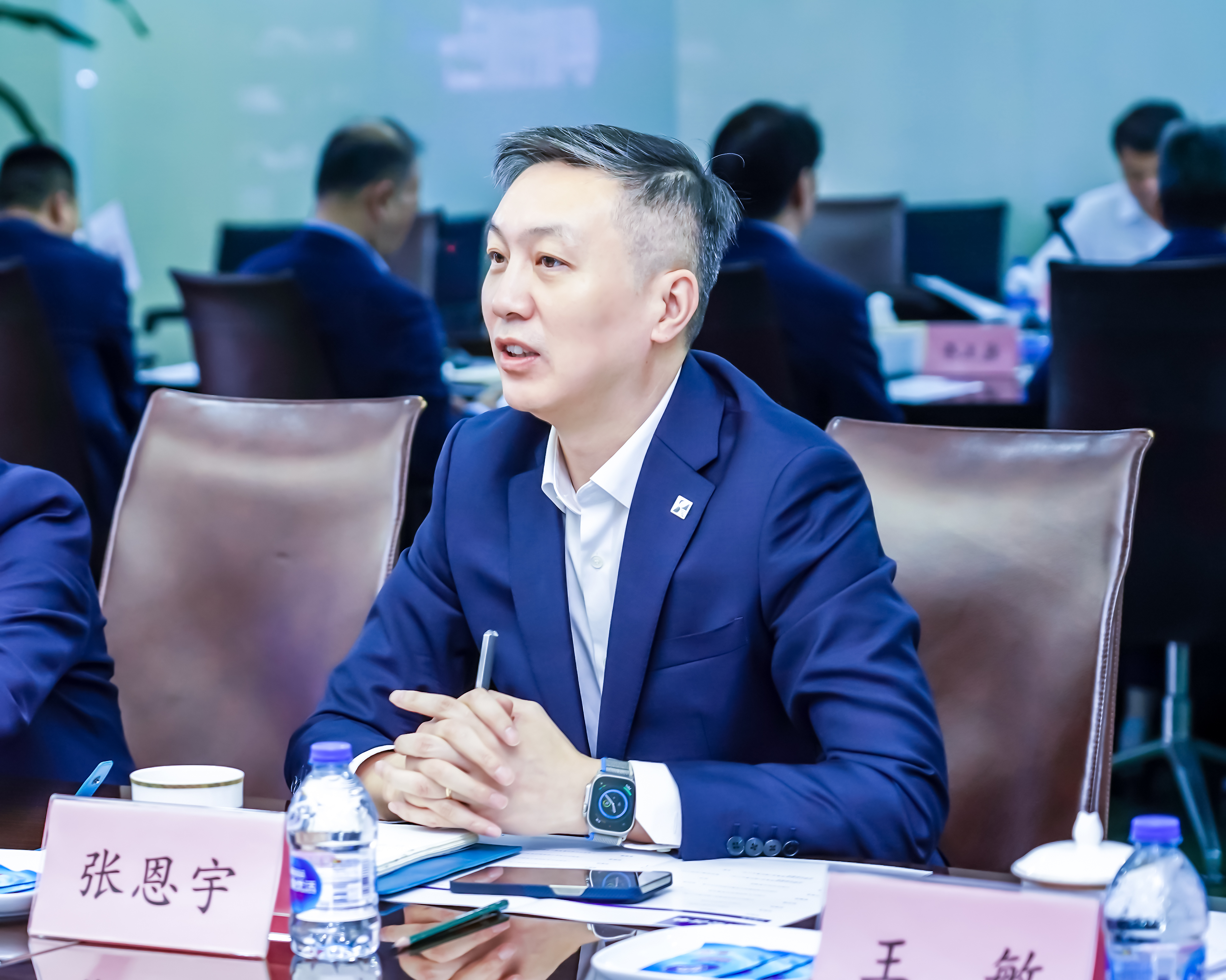 中国石化辅导刘会友、张建阔一行莅临公海赌船官网参观调查(图8)